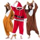 thumbnail image 1 of Pijama de ciervo navideño para mujer, hombre y adulto, de animales, de dibujos animados, para el hogar, disfraz de Halloween, talla XXL, 1 of 3