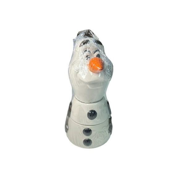 2021 Disney Parks Epcot Festival of the Holidays Frozen Olaf 3 Piece Cookie Jar