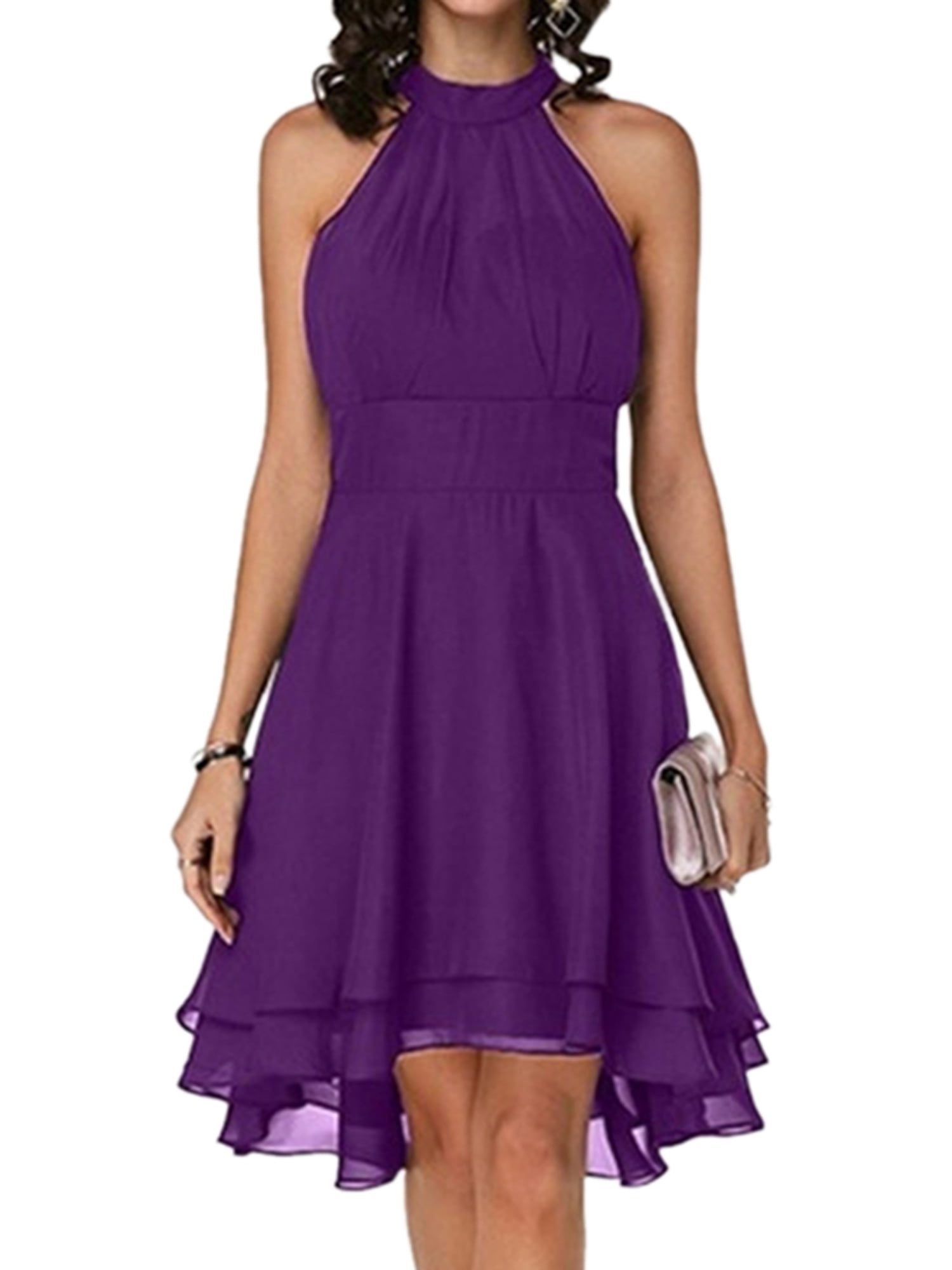 cheap purple cocktail dresses