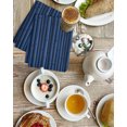 thumbnail image 4 of Dark Blue Kitchen Dish Towels for Drying Dishes Set of 3, Retro Farmhouse Plants Wall Lines Texture Waffle Weave Microfiber Hand Tea Bathroom Towels Quick Dry & Absorbent Towel 15.7x23.6, 4 of 7