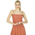 thumbnail image 3 of Bimba Women Long Maxi Dress Smocked Waist Top Spaghetti Casual Summer Dress, 3 of 6