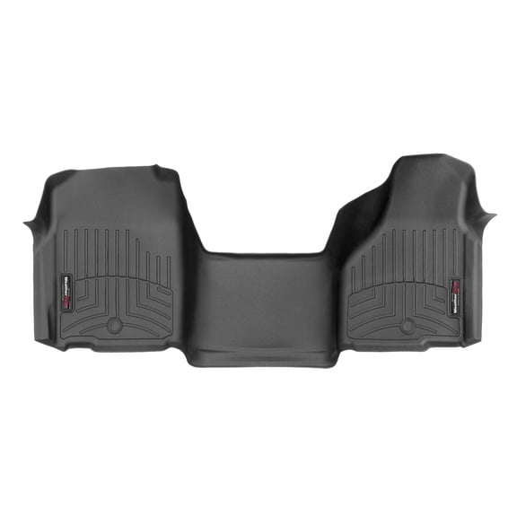 WeatherTech Custom Fit FloorLiners compatible with Ram Truck 1500, Ram Truck 1500 Classic, Ram 1500 Classic, Ram 2500/3500 - 1st Row - Over The Hump, Black