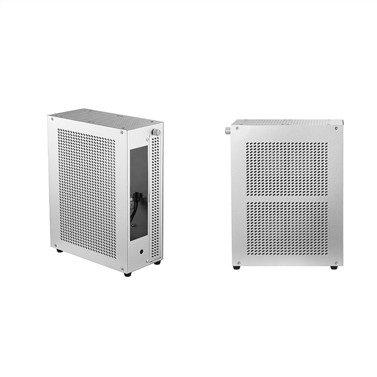 Desktop Chassis ITX Computer Case Mini NAS Computer Case Black