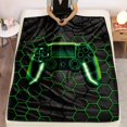 thumbnail image 4 of LHSHID Bedding Gaming Throw Blanket Super Soft Fleece Gamer Gift for Couch Sofa for for Kids Boys Teens Video Game 50x60in, 4 of 5