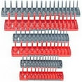 thumbnail image 3 of Hansen Global 92000 SAE & Metric, 2-Row Socket Tray Set - 6-Pieces, Red & Grey, 3 of 3