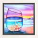 thumbnail image 3 of Punto Cruz Cristal Playa Cgtredaw Bordado Artesanal Impreso 11CT 40x40cm, 3 of 9