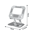 thumbnail image 5 of Soporte Tablet Base Giratoria 360° Plegable Para iPad Malubero Gris, 5 of 5