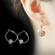thumbnail image 4 of Pendientes de aro Sonducket 1 par de diamantes de imitación Vintage joyería de noche para banquete de boda regalo para madre, 4 of 6