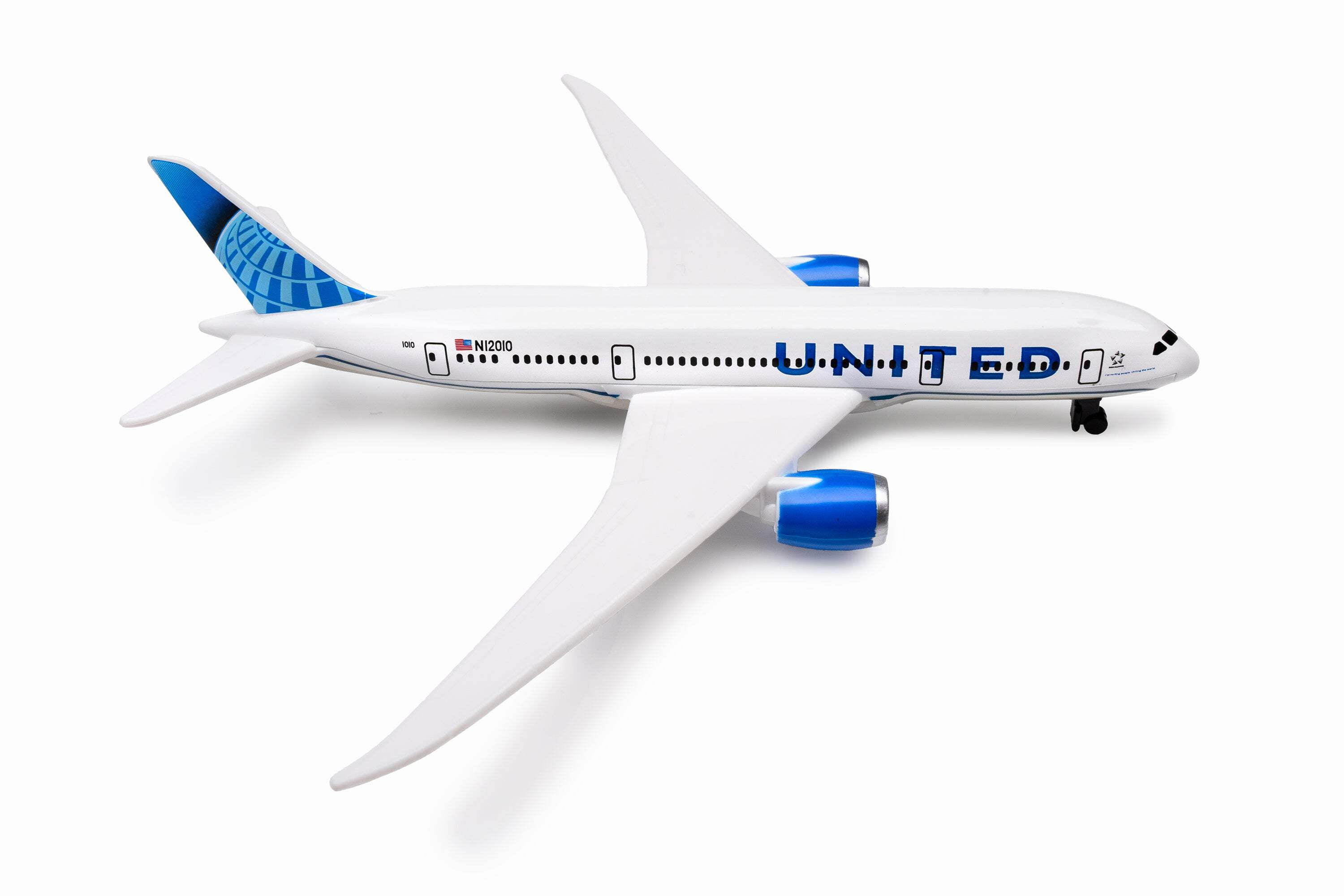 DARON RT6264-2 UNITED Airlines Boeing 787 Die Cast Model Plane