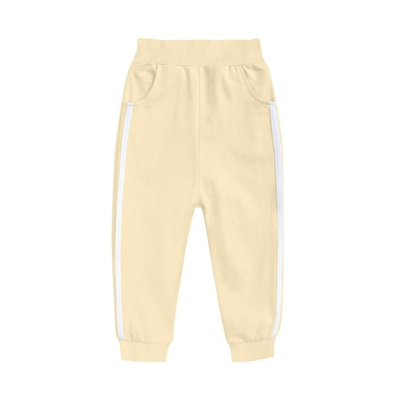 Boys Sweatpants Elastic Waisted Baggy Joggers Kids Toddler School Uniform Pants Teen Clothes Casual Workout Pants Activewear Pull On Bottoms with Pockets, Size 4-15