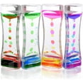 thumbnail image 4 of Special Supplies Liquid Motion Bubbler – 4 Pack Colorful Sensory Hourglass Timer with Droplet Movement – Schools, Therapy and Home Decor, 4 of 9