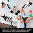 thumbnail image 2 of SHOPPINGALL Dual Monitor Mount-Monitor Stand Dual Gas Spring LCD Monitor Arm Desk Mount Monitor Stand for Two 15"-32" Monitors, B, 2 of 8