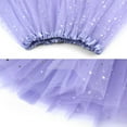 thumbnail image 4 of Lovskoo Womens Pleated Tulle Petticoat Tutu Puffy Skirt Gauze Short Star Sequin Skirt Adult Gauze Short Skirt Adult Teen‘S 1950S Vintage Dance Skirts Purple, 4 of 4
