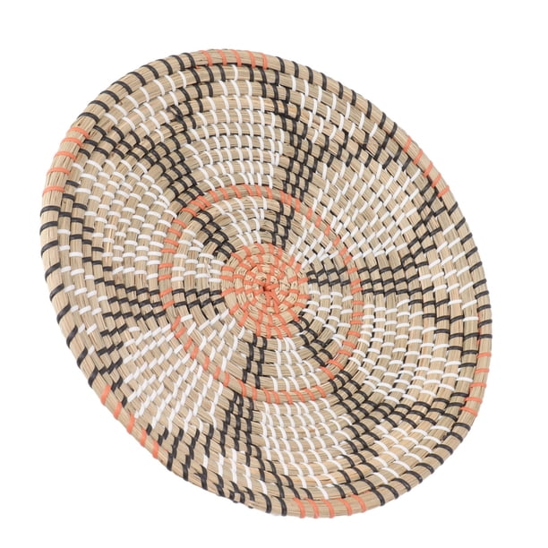 Decoración de pared con cestas tejidas decoración de pared con cestas boho de hierba marina adornos de pared redondos hierba para la decoración del dormitorio regalo para ANGGREK Otros
