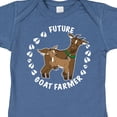 thumbnail image 4 of Inktastic Future Goat Farmer with Cute Goats and Hoof Prints Boys or Girls Baby Bodysuit, 4 of 5