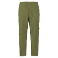 thumbnail image 6 of Afdoent Mens Pants Men Summer Fashion Casual Elastic Side Button Pants Solid Color Breathable Flax Loose Casual Pants Fashion Streetwear, 6 of 6