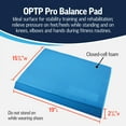thumbnail image 4 of OPTP Pro Balance Pad - Soft Foam Balance Pads for Physical Therapy - Exercise Balance Pad and Workout Pad for Stability Training, Yoga, and Fitness, 4 of 7