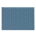 thumbnail image 1 of Blue and Pink Cutting Board, Pattern Exotic Flamingo, Decorative Tempered Glass Cutting and Serving Board, in 3 Sizes, by Ambesonne, 1 of 2