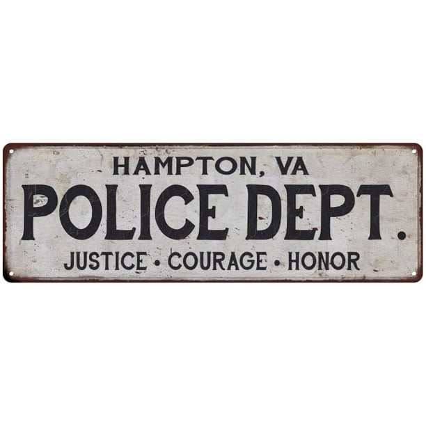 Hampton Va Police Dept Home Decor Metal Sign Gift 6x18 206180012181 Com - Home Decor Hampton Va Hampton Va Police Dept Home Decor Metal Sign Gift 6x18 206180012181 Com - Home Decor Hampton Va