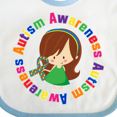 thumbnail image 4 of Inktastic Autism Awareness Girl Girls Baby Bib, 4 of 4