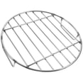 thumbnail image 1 of Raindrops Fire Pit Ring Round Stainless Steel Grilling Rack With Handle 1Pack Designed For Camping Use, 1 of 8