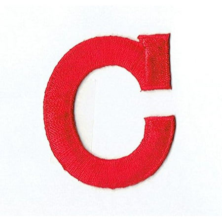 letter alphabet block patch applique embroidered iron