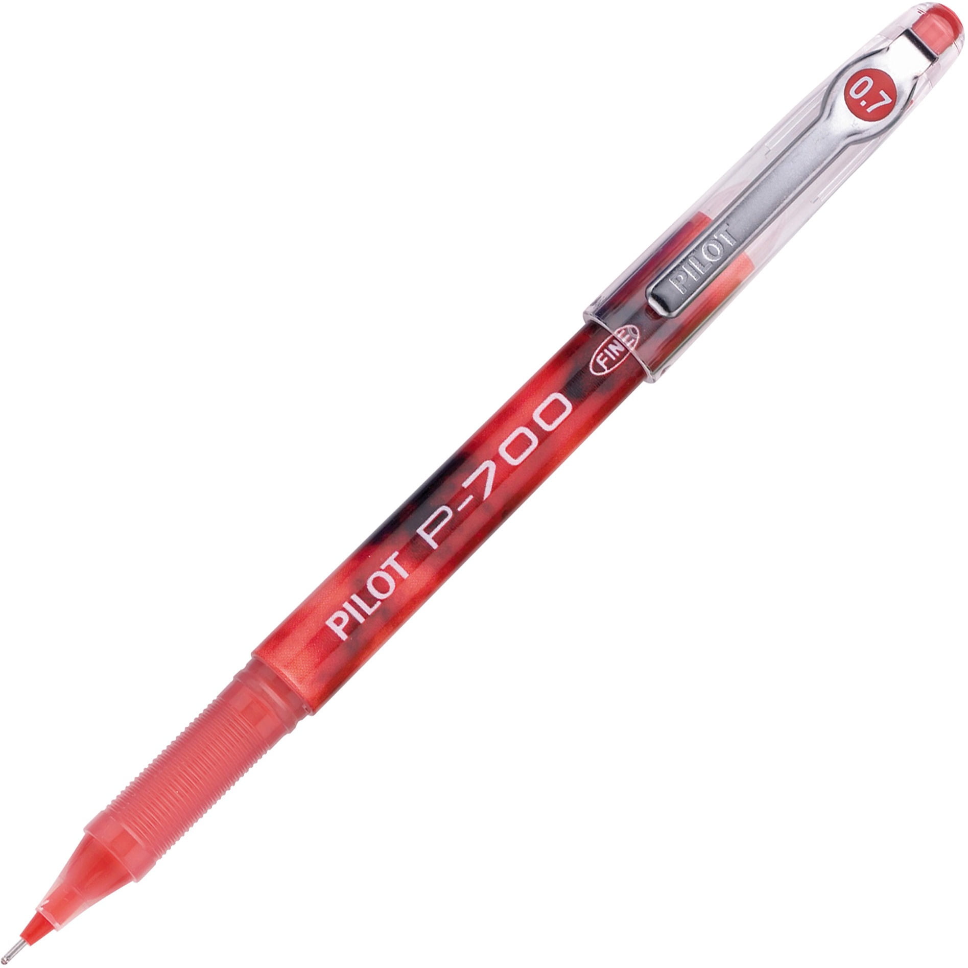 12pk Pilot P-700 Precise Gel Ink Roller Ball Stick Pen, Red Ink, .7mm
