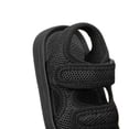 thumbnail image 2 of Sandalias para niños Punta abierta Gancho suave Bucle Zapatos de verano ligeros y transpirables para niños pequeños Negro 19, 2 of 5