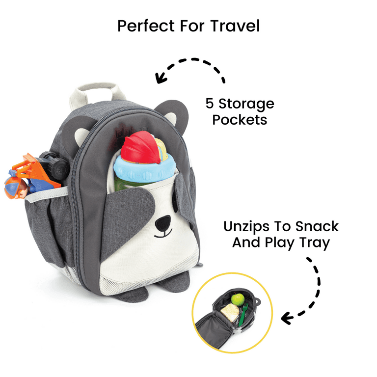 LulyBoo Toddler Safety Harness Backpack with Detachable Leash