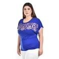 thumbnail image 2 of Blusa casual con lentejuelas Roman Fashion /Tallas Extras, 4047 (Azul rey) azul 40, 2 of 6