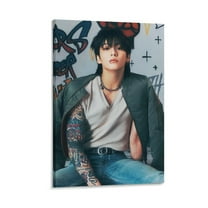 Jung Kook Posters Canvas Art Poster and Wall Art Picture Print Modern Family bedroom Decor Posters 24x36inch(60x90cm)
