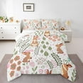 thumbnail image 2 of Erosebridal Cartoon Rabbit Bedding Full Comforter Set, Cute Animal Down Comforter, Flower Plant Decor, Reversible 3pcs, 2 of 7