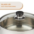 thumbnail image 6 of Supor 4.3QT Stainless Steel Saucepot with Glass Lid – 22cm Saucepan for Soups, Induction Compatible, Sauces & Simmering, 6 of 9