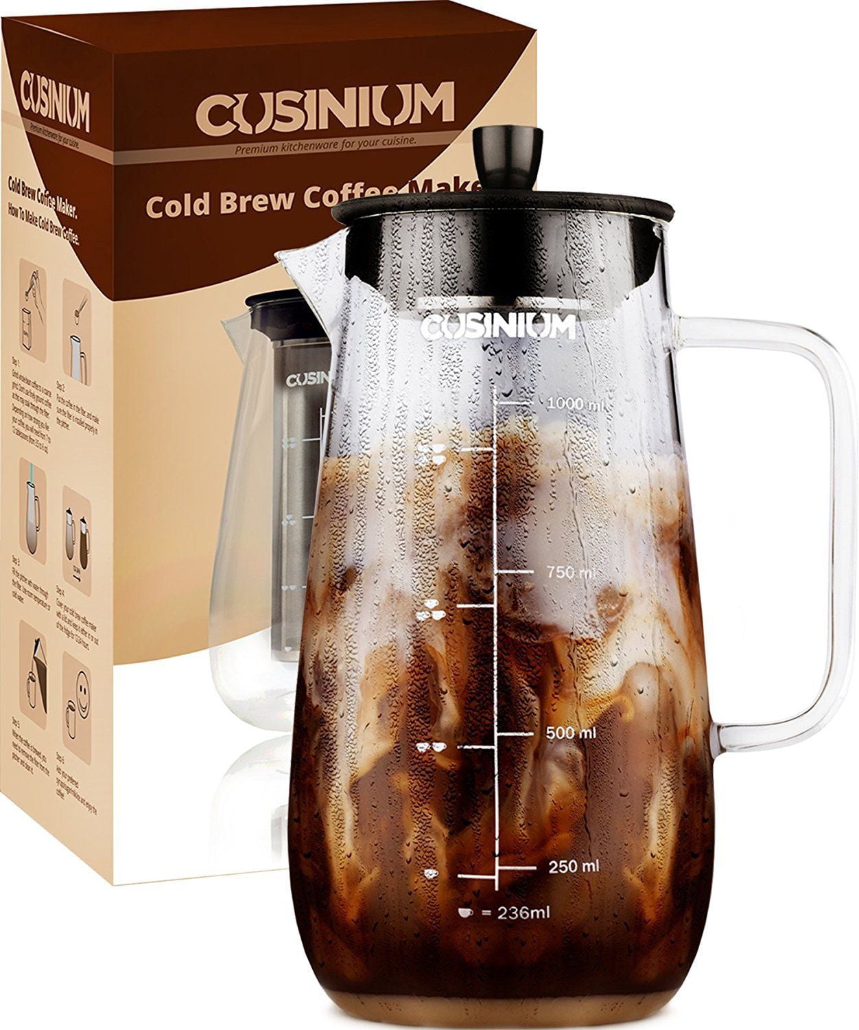Tea Brew Recipe Includ Glass Pitcher 