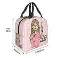 thumbnail image 3 of Enfermera En Apuros Doctor Nurse Lunch Bag Women Portable Cooler Thermal Insulated Lunch Box Picnic Storage Food Bento Box, 3 of 6