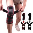 thumbnail image 2 of Bangcool Knee Sleeve Pain Relief Elastic Strap Knee Compression Knee Support Brace, 2 of 9