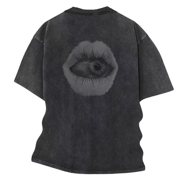 CONZONE Mens T-Shirts Short Sleeve T Shirts for Men Crew Neck Graphic Y2K Streetwear Tee Tops