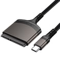 thumbnail image 1 of Cable adaptador de disco duro USB 3,0/tipo C a SATA de 23cm útil para disco duro SSD de 2,5 pulgadas, 1 of 9