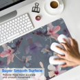 thumbnail image 4 of Long Mouse Pads for Desk,Pioneer Flower Floral Print Pattern Desk Mats on Top Of Desks, Desk Mouse Pad Extra Large with 3mm Non-Slip Base and Stitched Edge for Gaming,Office,Work,Home 31.5"x11.8", 4 of 6