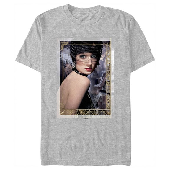 Men's The Great Gatsby Jordan Baker Poster  Graphic Tee Athletic Heather 3X Large