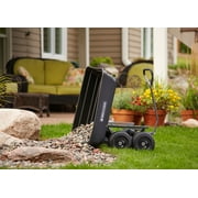 Gorilla Carts GOR4PS 600-lb. Poly Garden Dump Cart with 10 Tires