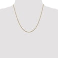 thumbnail image 2 of Auriga Fine Jewelry 14K Yellow Gold 1.6mm Open Link Cable Chain Necklace 20inch for Women, 2 of 6