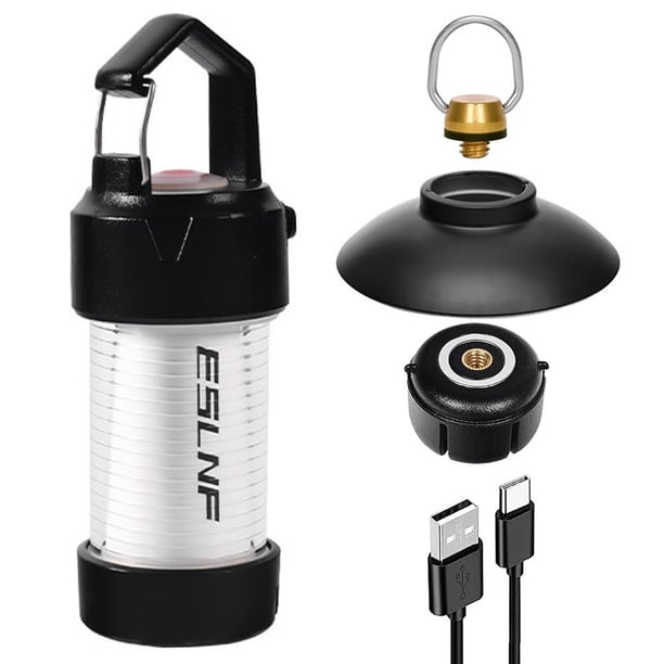 Mini lámpara LED de luz de camping para senderismo, pesca, caminatas nocturnas, reparación de automóviles (estilo C)