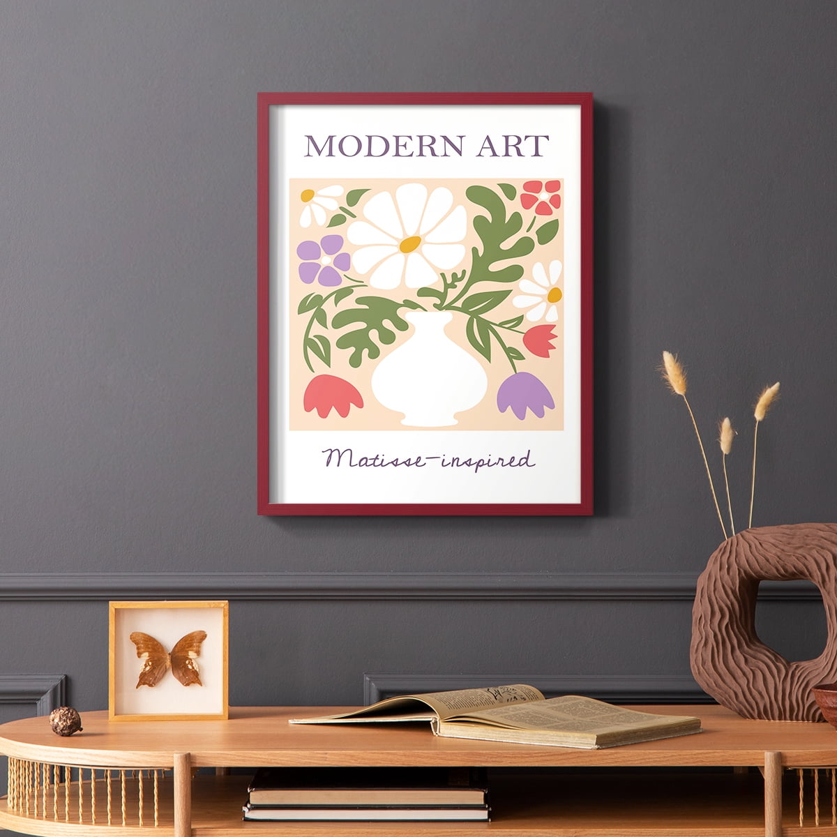 Matisse LXI Framed Print - Solid Wood