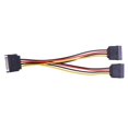 thumbnail image 1 of Extensor Cable 15 Pines Adaptador Cable Extensión Alimentación Cable Divisor Y 8 Pulgadas, 1 of 8