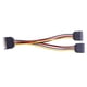 thumbnail image 2 of Extensor De Cable Puerto Sata De 15 Pines A 2 Cable Divisor Sata De 15 Pines Cable Adaptador De Corriente Extensor, 2 of 7