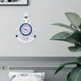 thumbnail image 5 of Anchor clock marine theme wall hanging decorative art clock living room wall clock, 5 of 5
