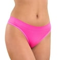 thumbnail image 4 of Alyce Ives Intimates Womens Seamless No Show Bikini,Striped 3, L, 12 Pack, 4 of 6