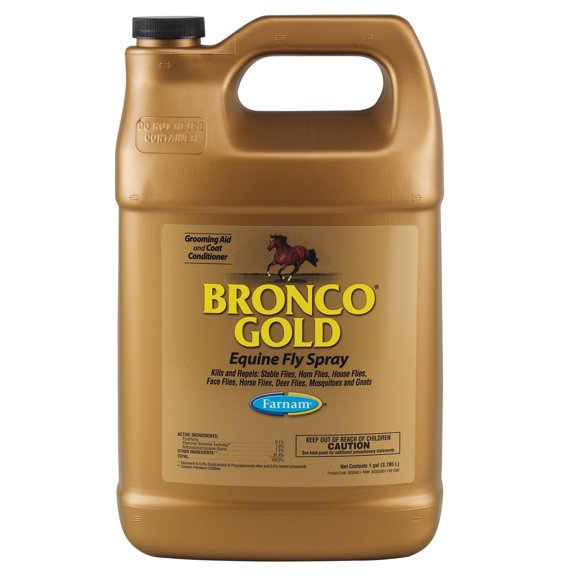 Farnam Bronco Gold Equine Fly Spray Gallon