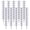 100 PCs, variant on Plastic Push Pins, Clear Flat Thumb Tacks, Reusable Wall Pins, Multipurpose Transparent Head Tacks with Storage Box for Bulletin Board Cork Board Home Office Paper Marking 0.39 Inch,50 PCs